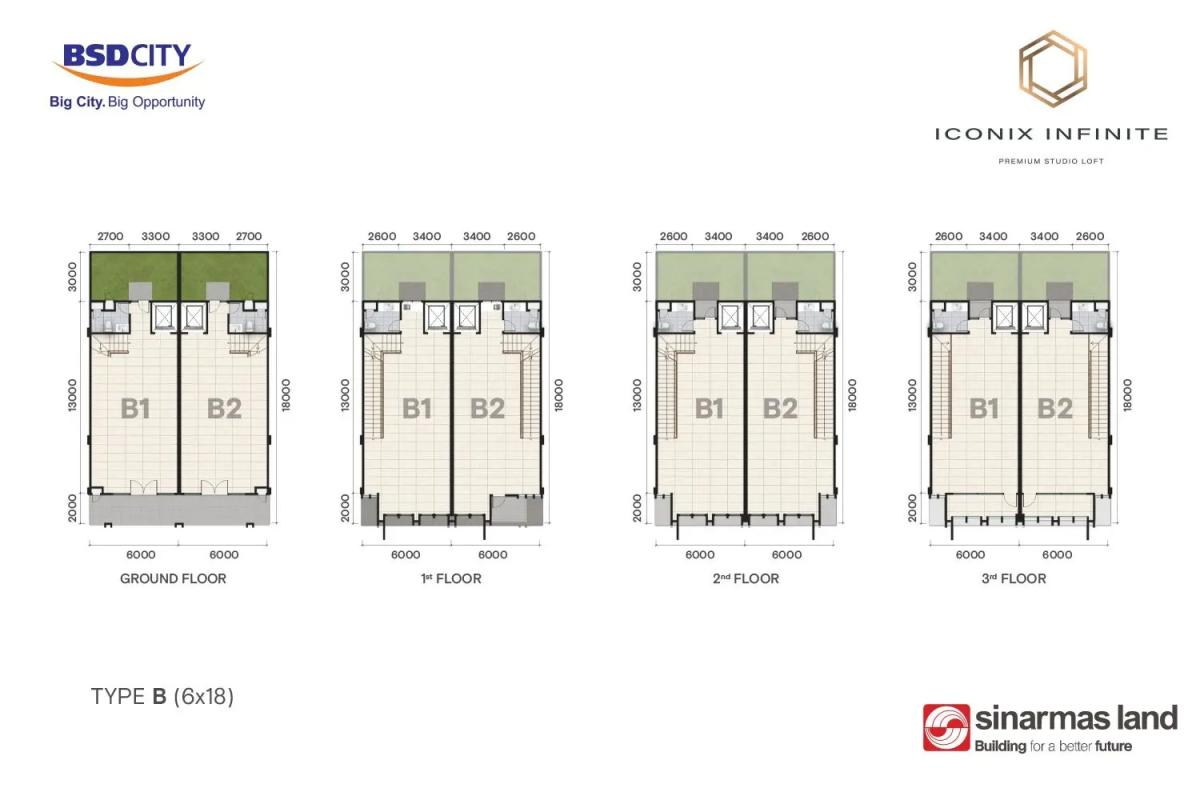 Iconix Infinite Premium Studio Loft Type B2-108
